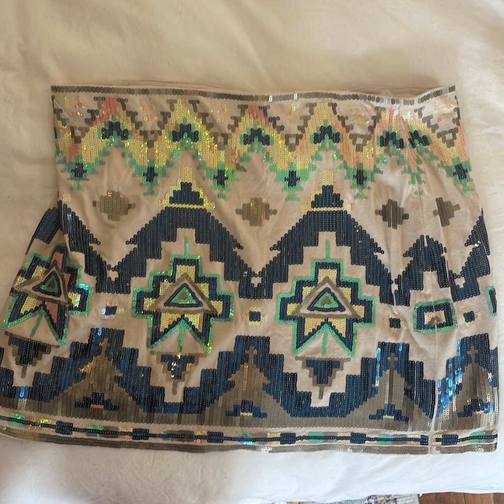 2 Express sequined mini skirts - excellent condition